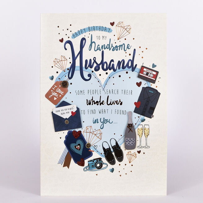Husband Birthday Cards In 9 Designs From £1.49